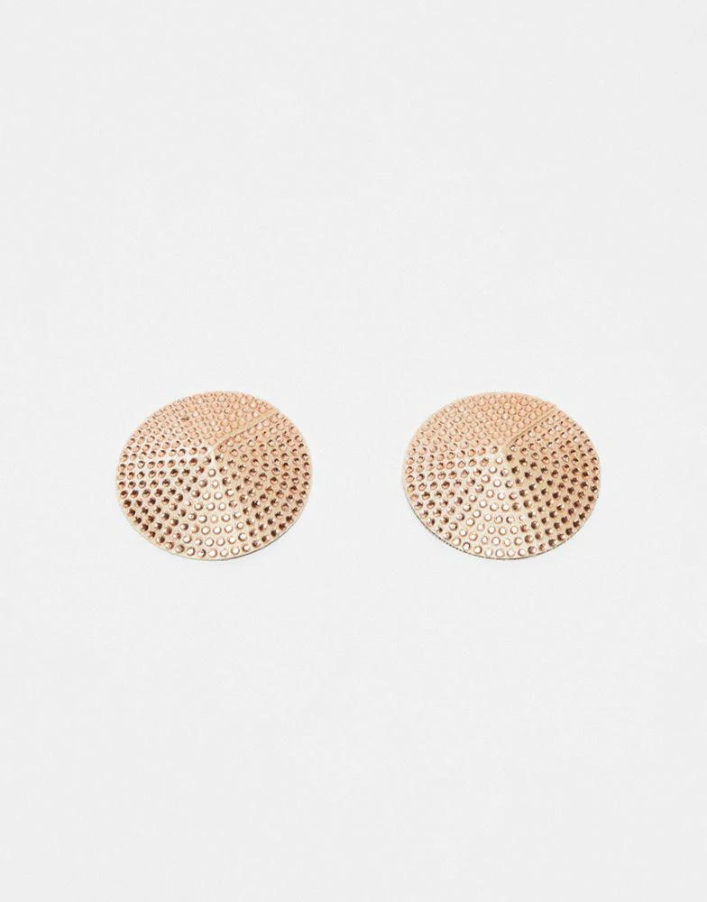 商品Fashionkilla|Fashionkilla diamante detail nipple cover in pink,价格¥101,第1张图片