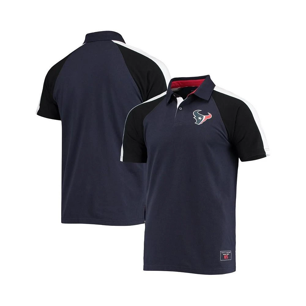 商品Tommy Hilfiger|Men's Navy, White Houston Texans Holden Raglan Polo Shirt,价格¥525,第1张图片