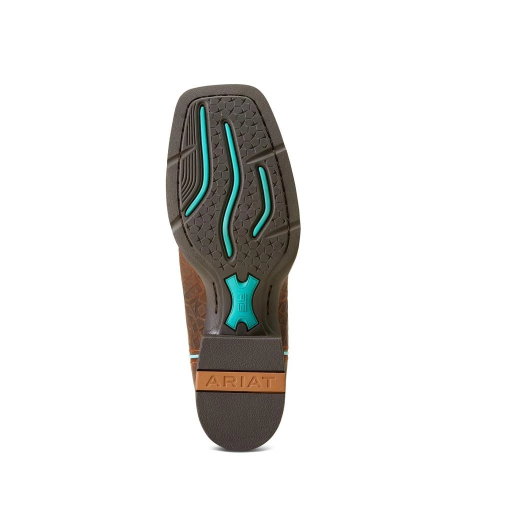 商品Ariat|Round Up Wide Square Toe StretchFit Western Boot,价格¥1522,第3张图片详细描述