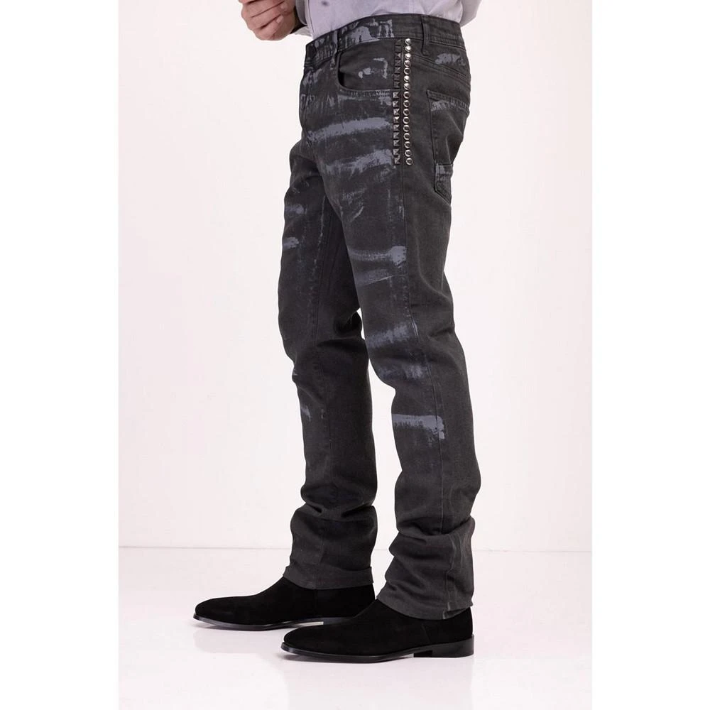 商品RON TOMSON|Men's Modern Swiped Denim Jeans,价格¥1410,第3张图片详细描述