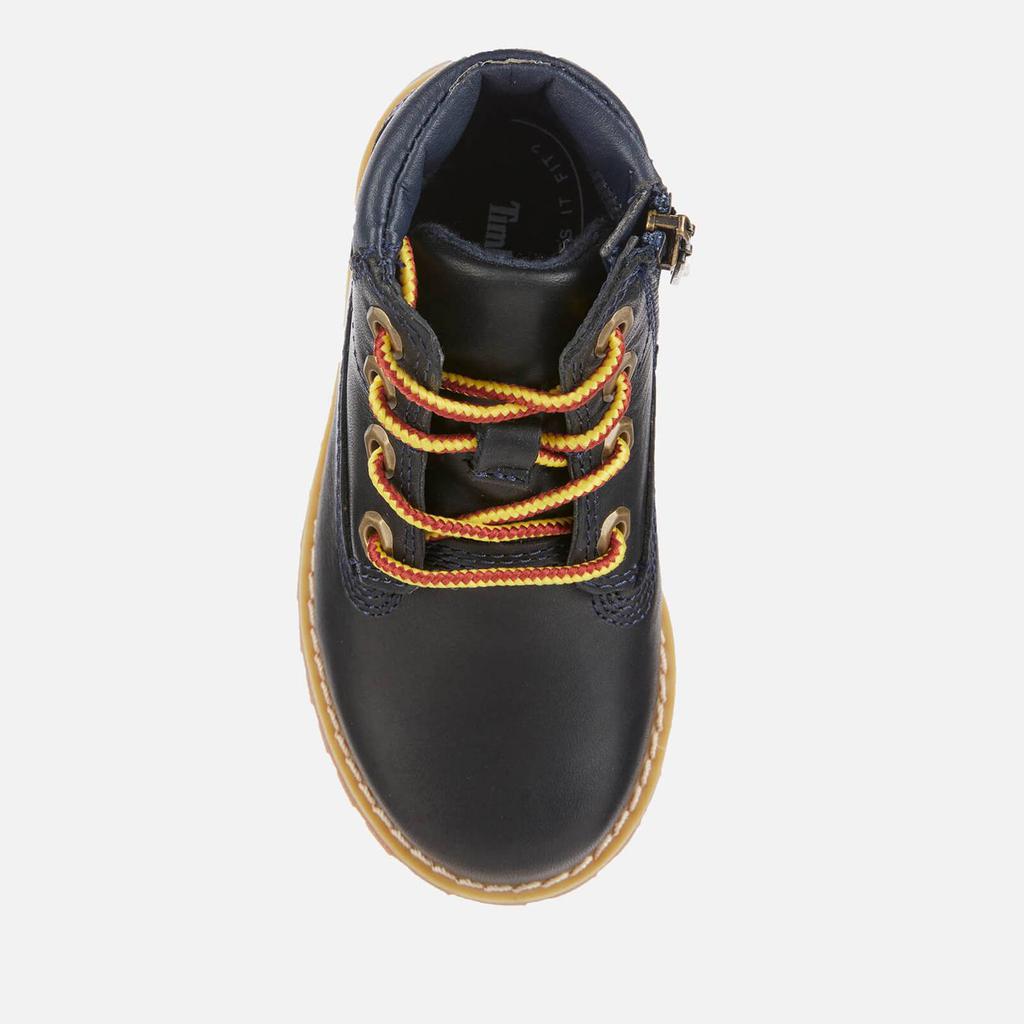 Timberland Toddlers' Pokey Pine Leather 6 Inch Boots - Navy商品第3张图片规格展示