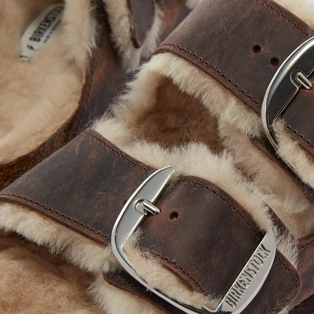 商品Birkenstock|Birkenstock Arizona Big Buckle Shearling,价格¥1184,第4张图片详细描述