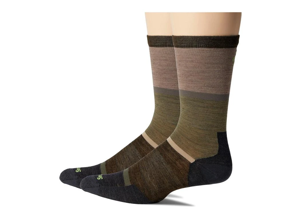 商品SmartWool|Everyday Top Split Stripe Crew Socks,价格¥48,第1张图片