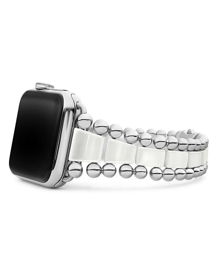 商品LAGOS|White Ceramic Smart Caviar Apple™ Watch Band, 38mm-42mm,价格¥7364,第5张图片详细描述