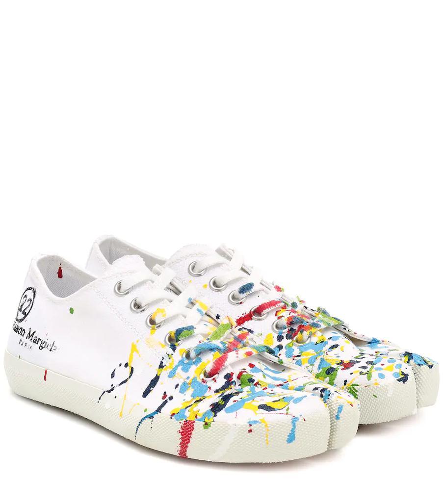 商品MAISON MARGIELA|Tabi canvas low-top sneakers,价格¥3724,第1张图片