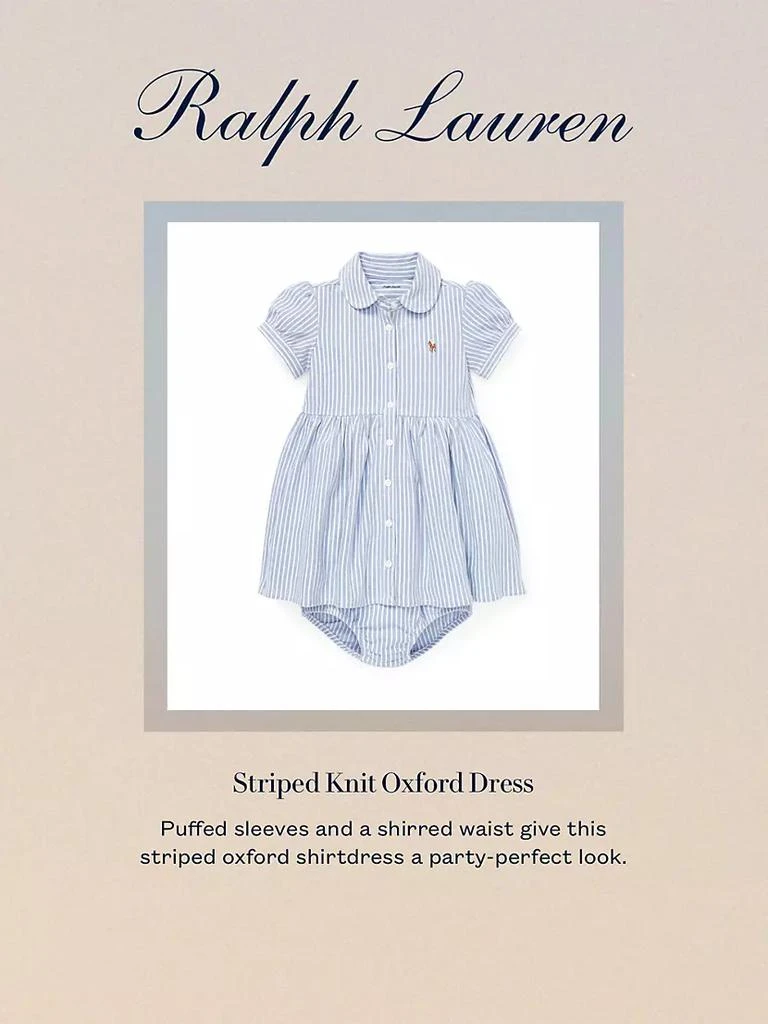 商品Ralph Lauren|Baby Girl's 2-Piece Oxford Shirtdress & Bloomers Set,价格¥371,第5张图片详细描述