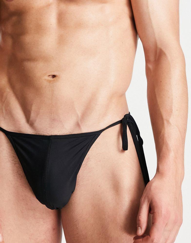 ASOS DESIGN swim brief with tie sides商品第4张图片规格展示