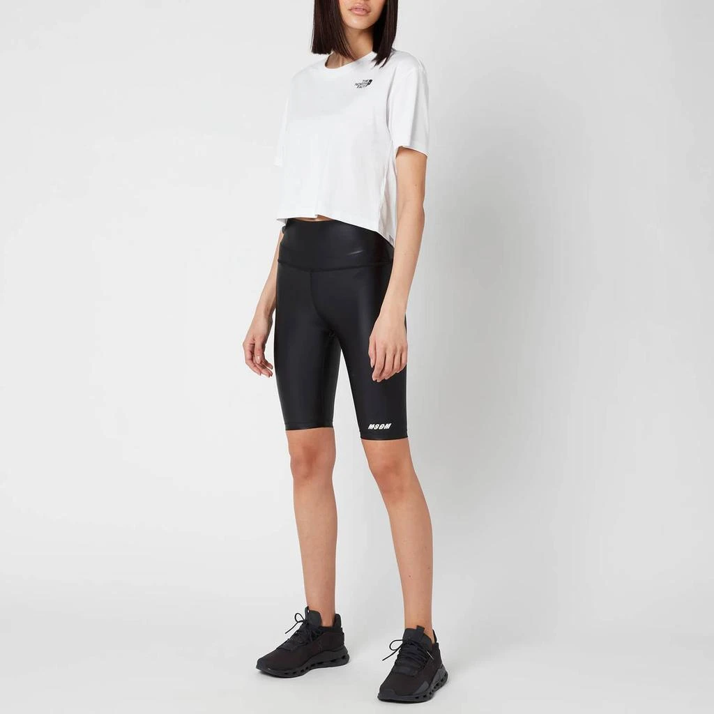 商品The North Face|The North Face Women's Cropped Simple Dome Short Sleeve T-Shirt - TNF White,价格¥158,第3张图片详细描述