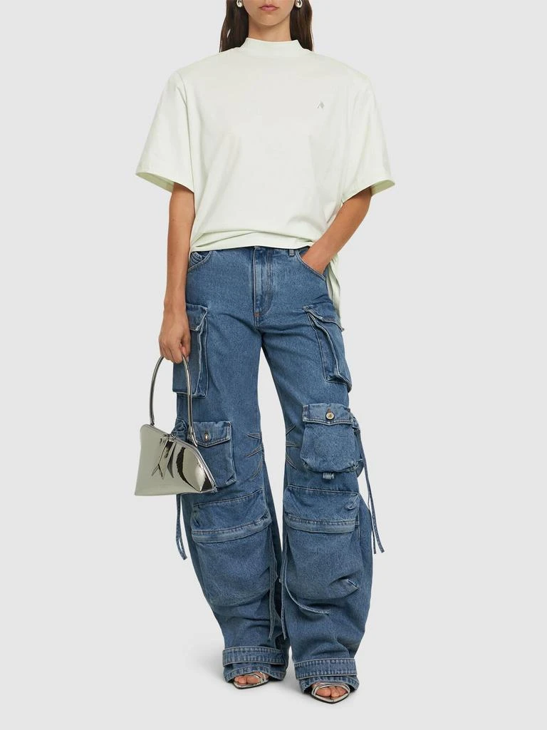 商品The Attico|Mid Rise Baggy Cargo Jeans,价格¥6420,第1张图片