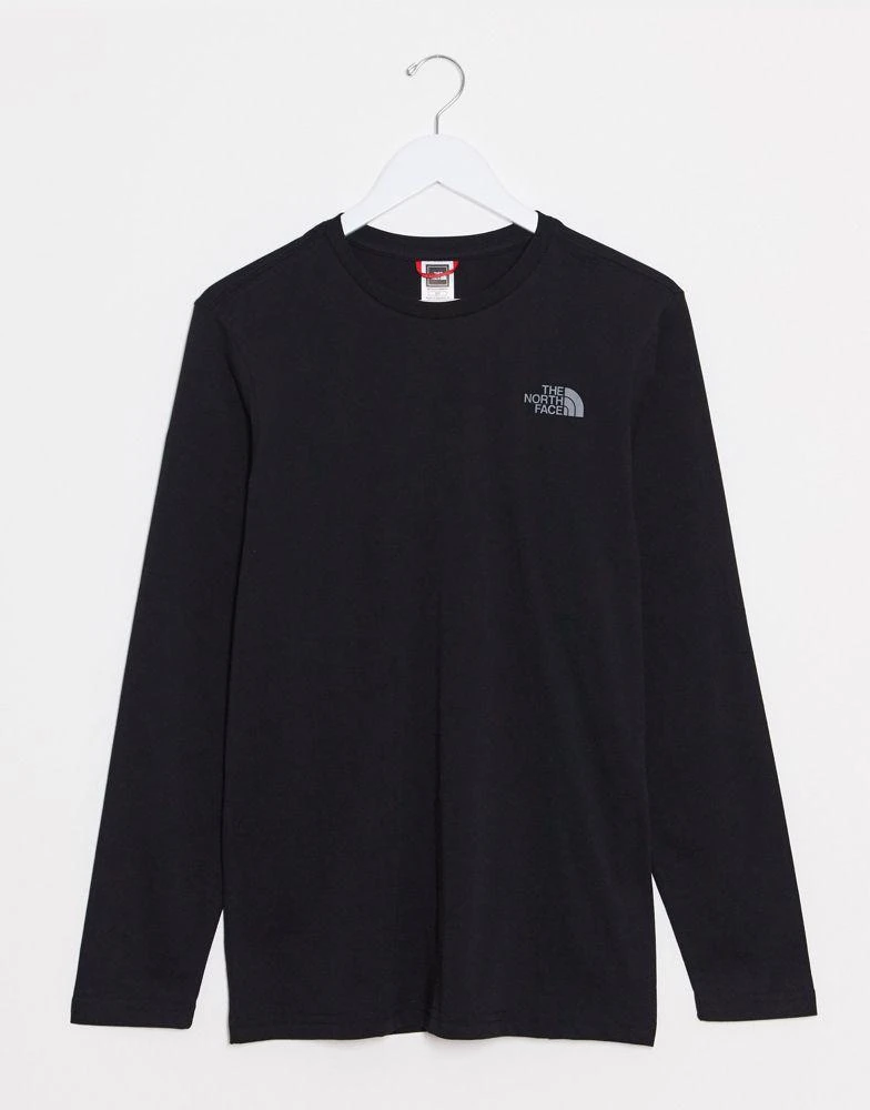 商品The North Face|The North Face Easy long sleeve t-shirt in black,价格¥169,第3张图片详细描述