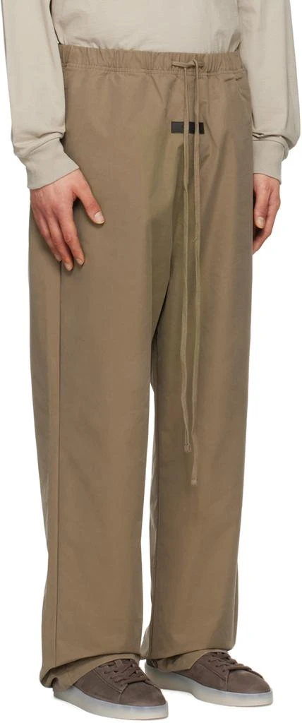 商品Essentials|Brown Relaxed Track Pants,价格¥487,第2张图片详细描述