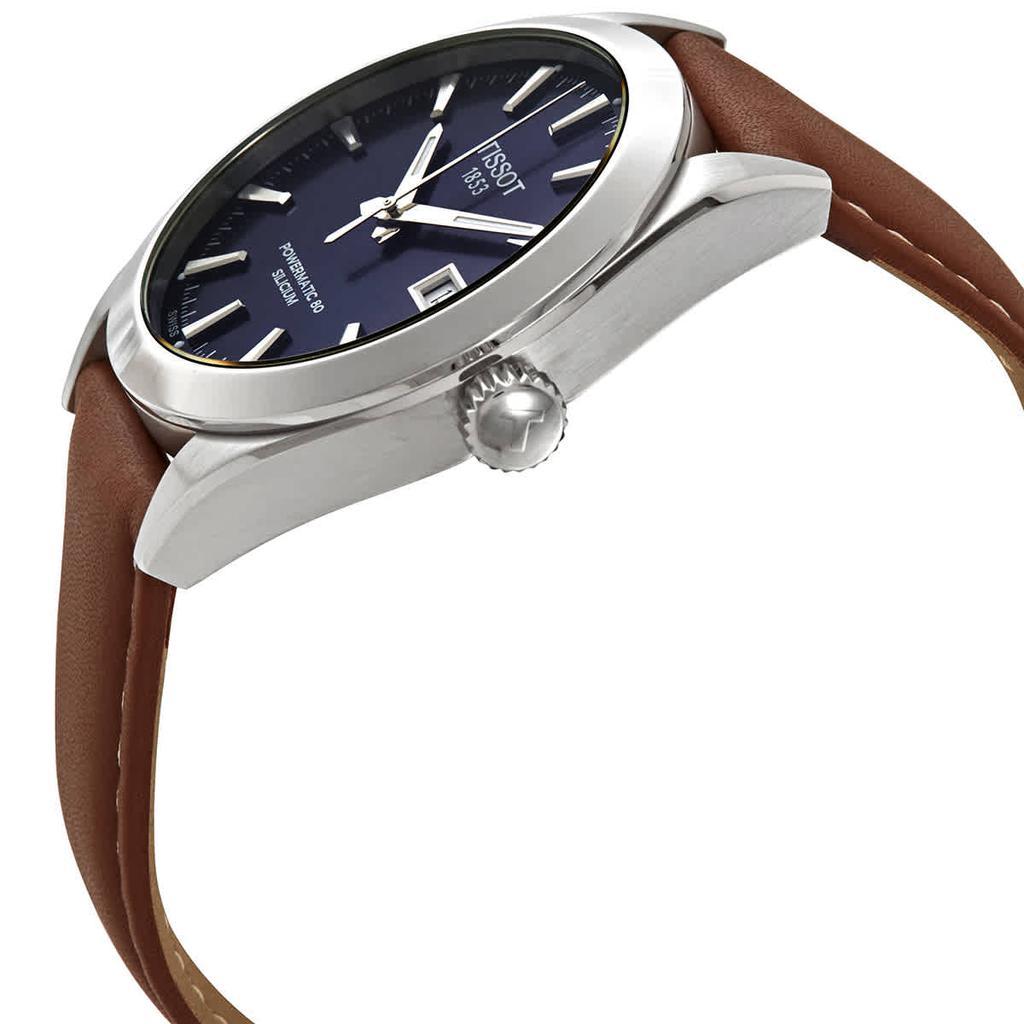商品Tissot|Tissot Gentleman Automatic Blue Dial Mens Watch T127.407.16.041.00,价格¥3747,第4张图片详细描述