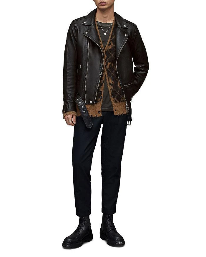 商品ALL SAINTS|Wick Leather Regular Fit Biker Jacket,价格¥4407,第5张图片详细描述
