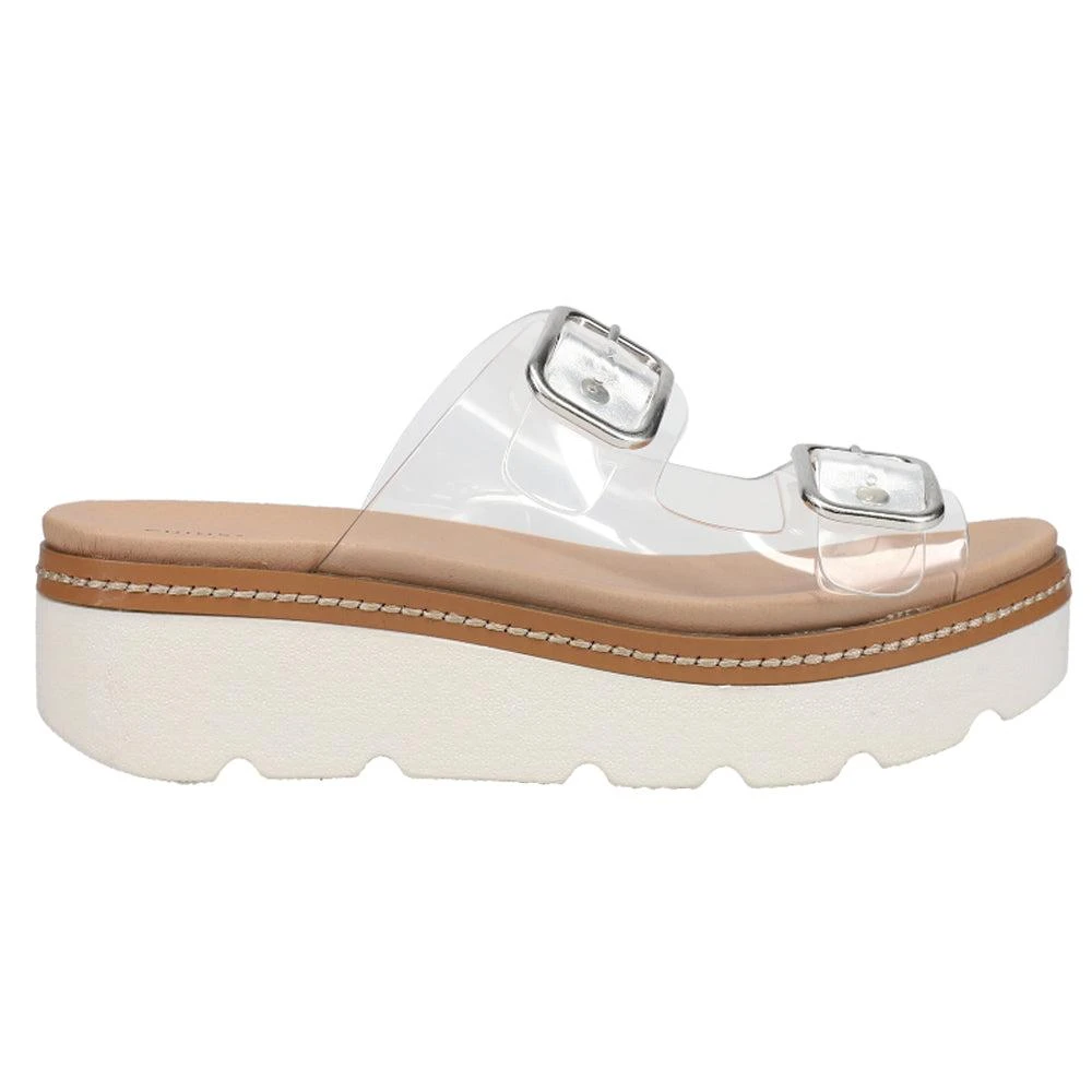 商品Chinese Laundry|Surfs Up Clear Platform Slide Sandals,价格¥601,第1张图片