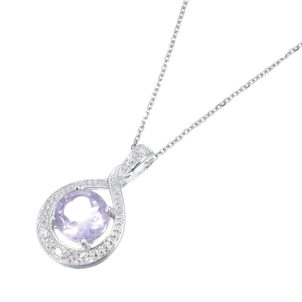 商品Vir Jewels|1.25 cttw Purple Amethyst Pendant Necklace .925 Sterling Silver 7 MM Round,价格¥402,第2张图片详细描述