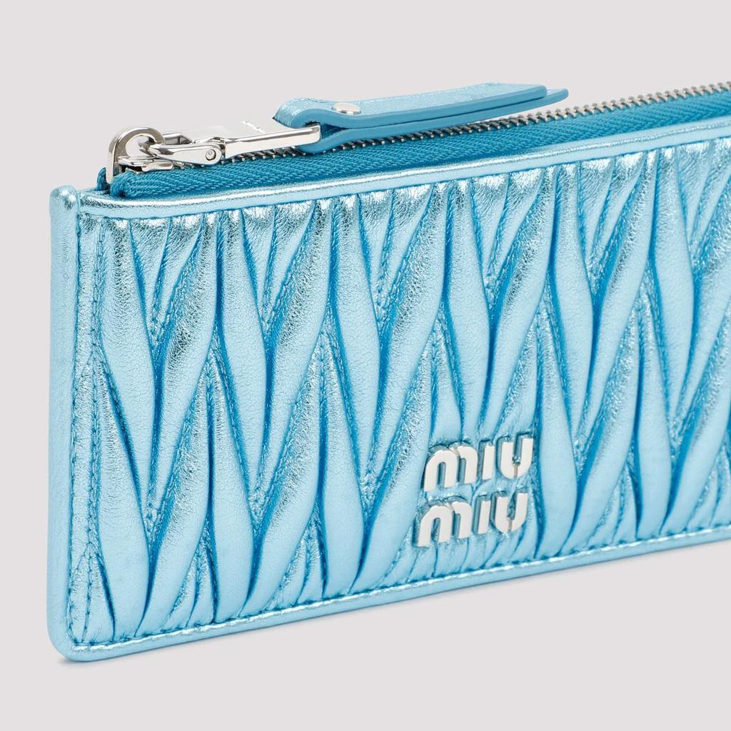 商品Miu Miu|MIU MIU  MATELASSÉ LEATHER POUCH SMALLLEATHERGOODS,价格¥2819,第3张图片详细描述