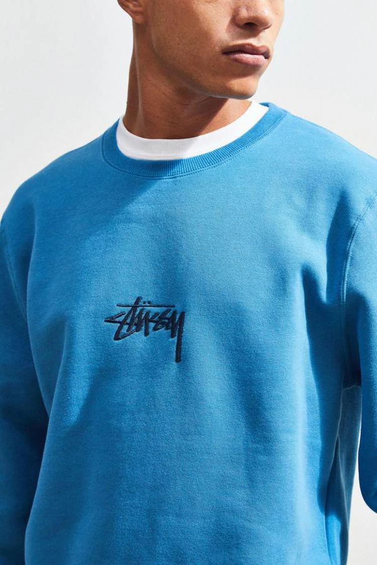 商品STUSSY|Stussy Embroidered Logo Crew-Neck Sweatshirt,价格¥454,第2张图片详细描述