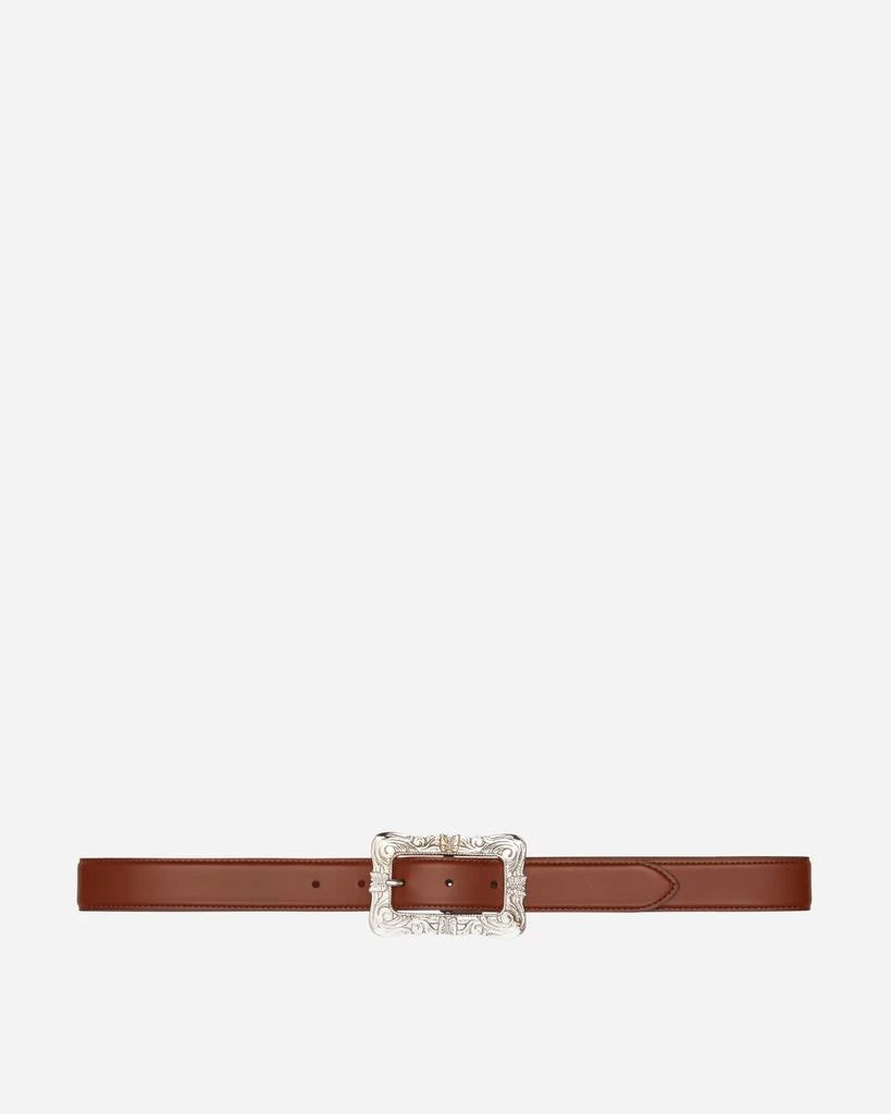 商品Needles|Papillon Square Buckle Belt Brown,价格¥716,第1张图片