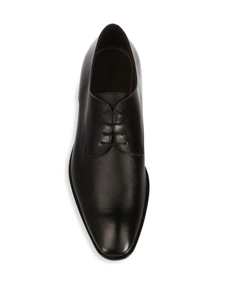 商品Hugo Boss|Chelsea Almond Toe Leather Derbys,价格¥3110,第4张图片详细描述