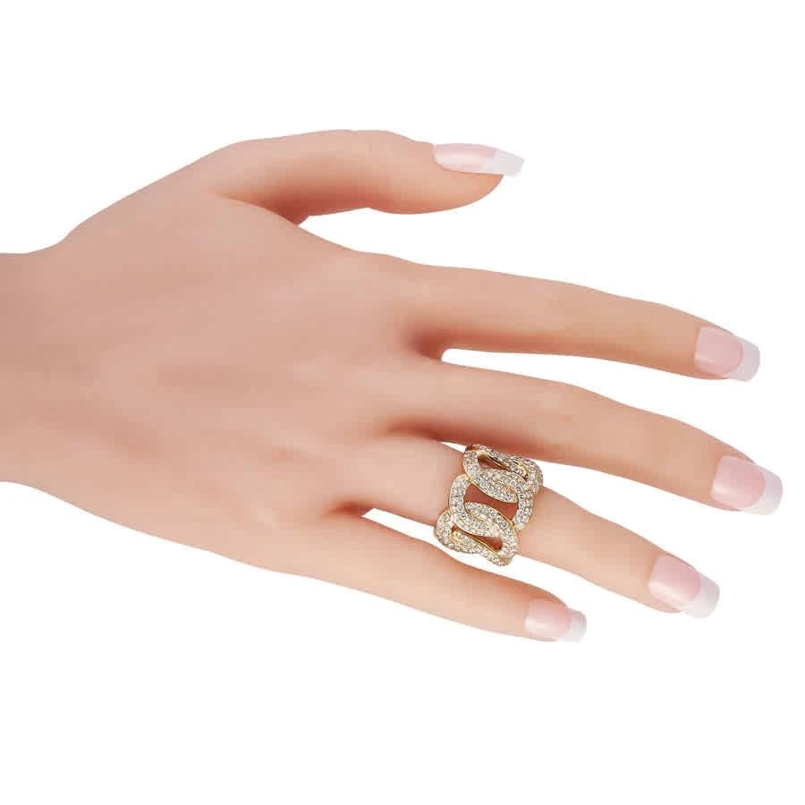 商品LB Exclusive|18K Yellow Gold 3.10ct Diamond Wide Band Ring,价格¥33953,第3张图片详细描述