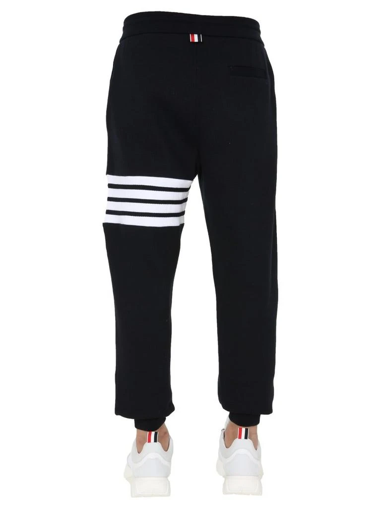 商品Thom Browne|Thom Browne 4-Bar Stripe Jogger Pants,价格¥5880,第4张图片详细描述