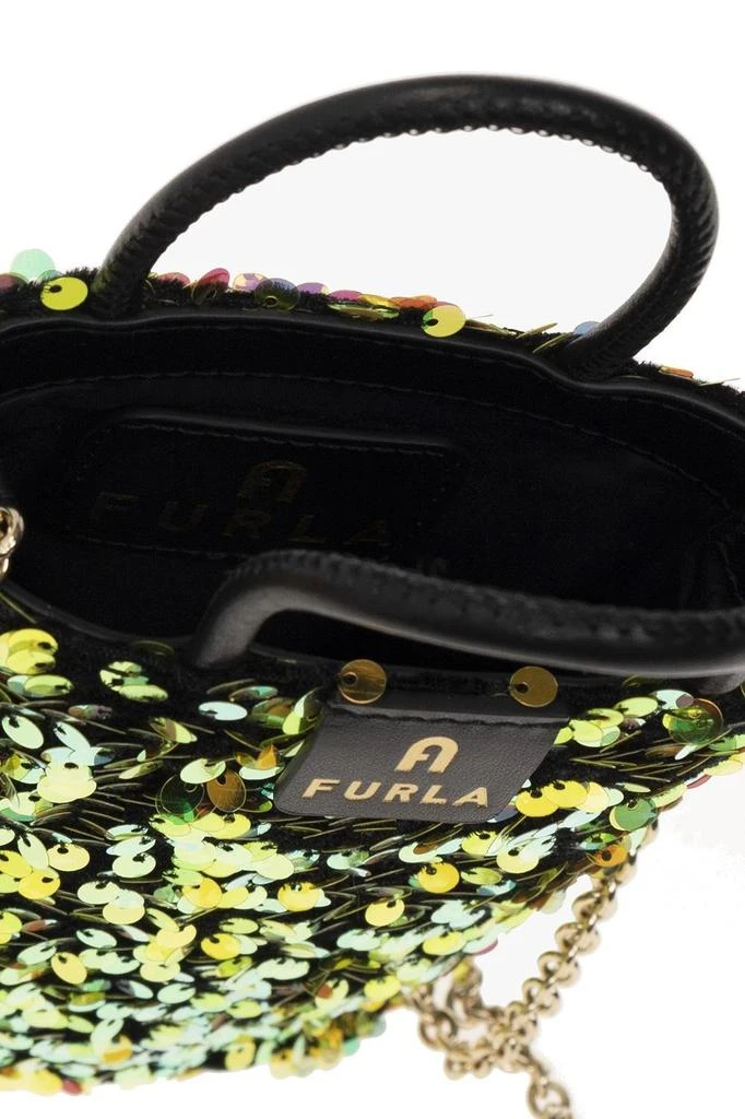 商品Furla|Furla Sequin-Embellished Mini Tote Bag,价格¥534,第5张图片详细�描述