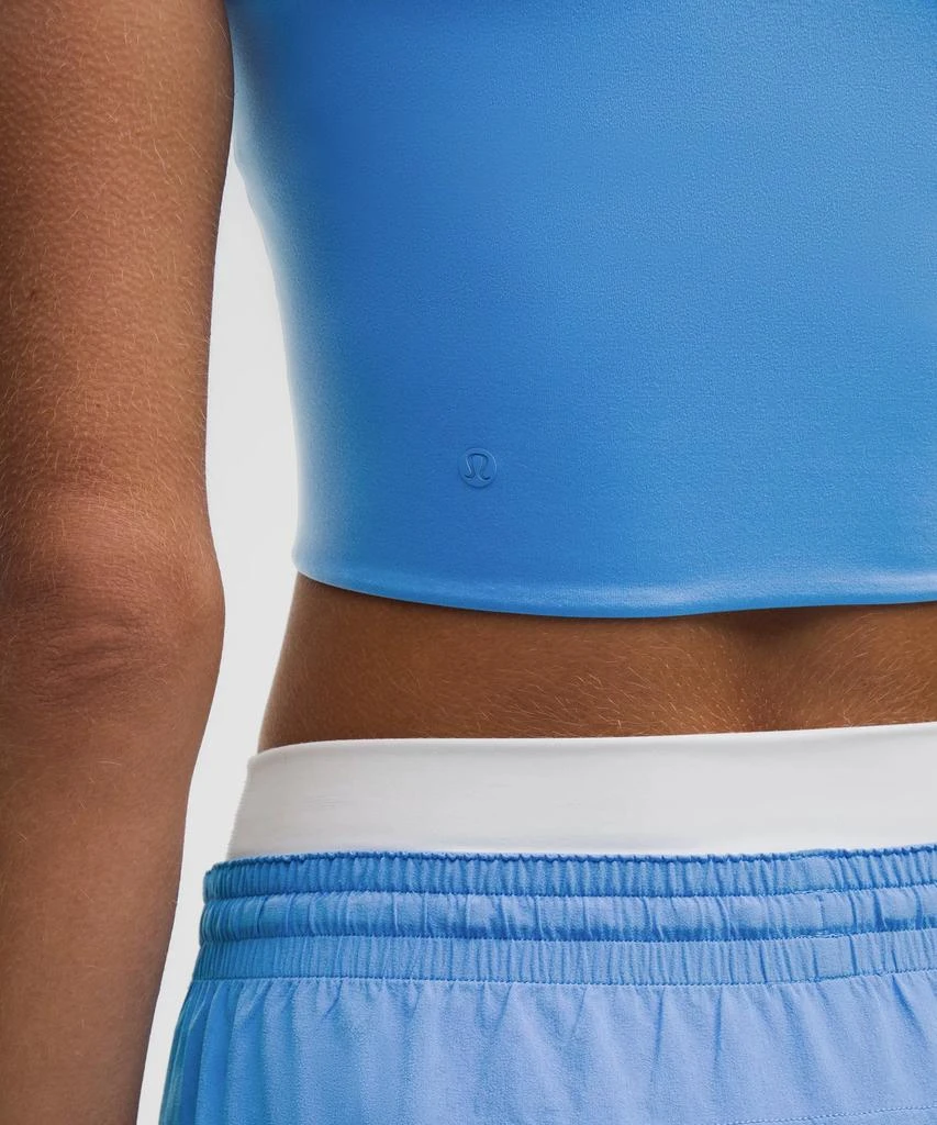 商品Lululemon|Wundermost Ultra-Soft Nulu Crewneck Cropped T-Shirt,价格¥251,第5张图片详细描述