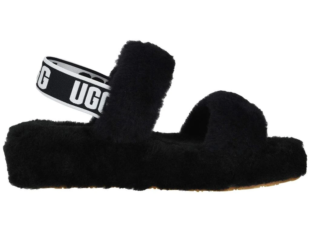 UGG Oh Yeah明星款平底女士毛绒凉鞋凉拖 商品