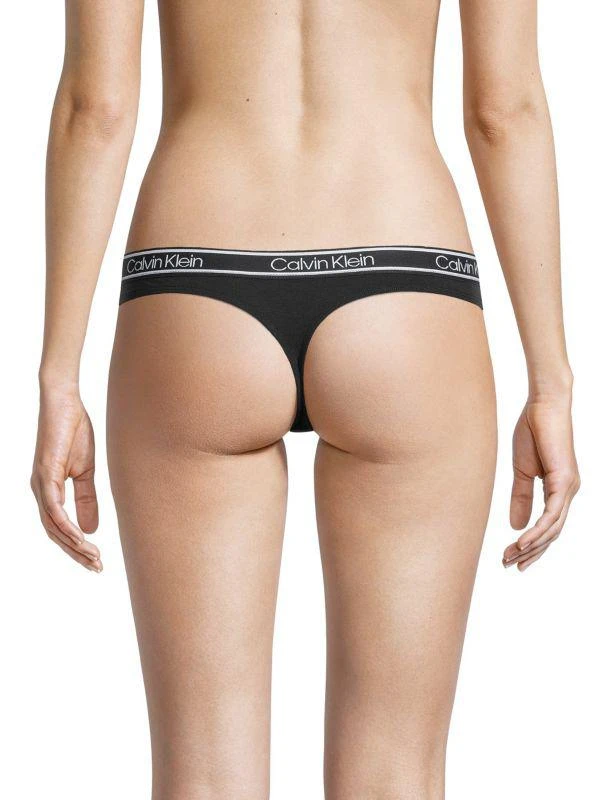 商品Calvin Klein|3-Pack Logo Thongs,价格¥161,第3张图片详细描述