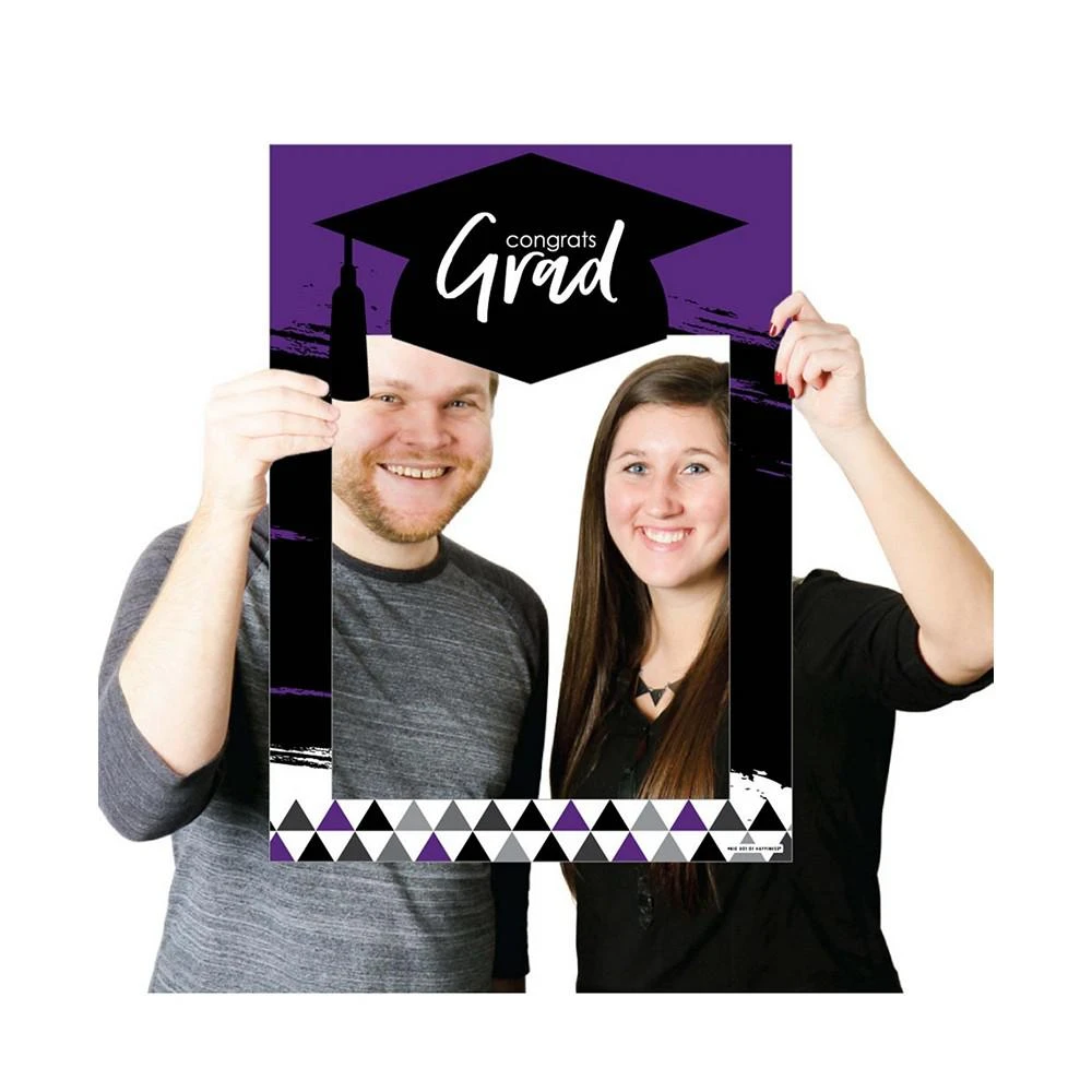 商品Big Dot of Happiness|Purple Grad - Best is Yet to Come - Selfie Photo Booth Picture Frame & Props,价格¥224,第3张图片详细描述