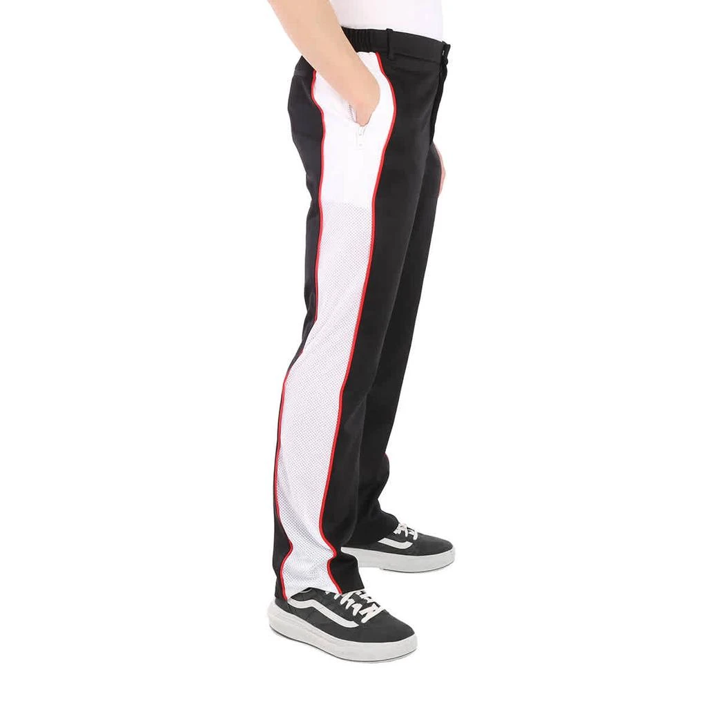 商品Burberry|Men's Straight-leg Side Stripe Cotton-blend Trousers,价格¥1439,第2张图片详细描述