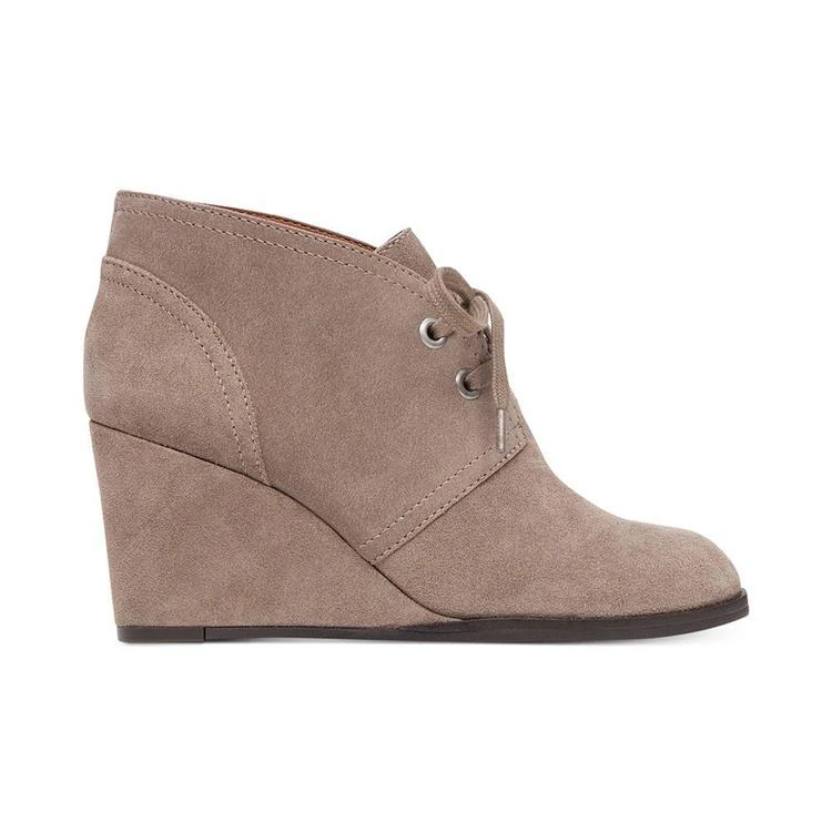 商品Lucky Brand|Women's Seleste Lace-Up Wedge Booties,价格¥407,第3张图片详细描述