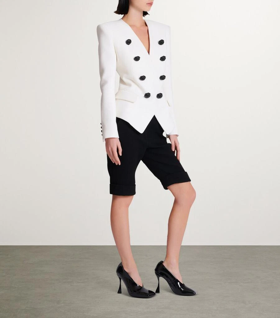 商品Balmain|Wool Button-Detail Blazer,价格¥31577,第2张图片详细描述