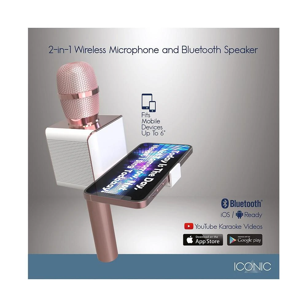 商品Tzumi|Iconic Bluetooth Karaoke Microphone and Speaker,价格¥186,第5张图片详细描述