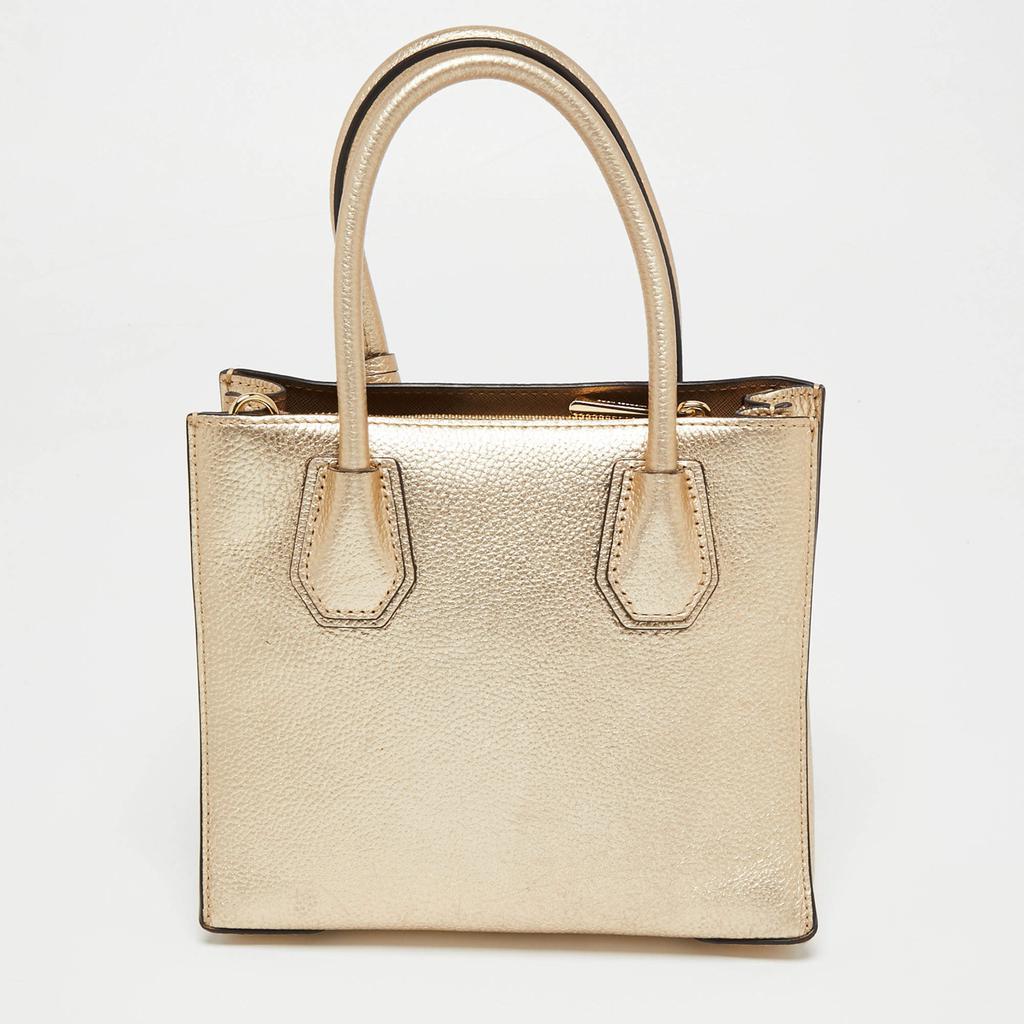 商品[二手商品] Michael Kors|Michael Kors Gold Leather Mercer Tote,价格¥1768,第6张图片详细描述