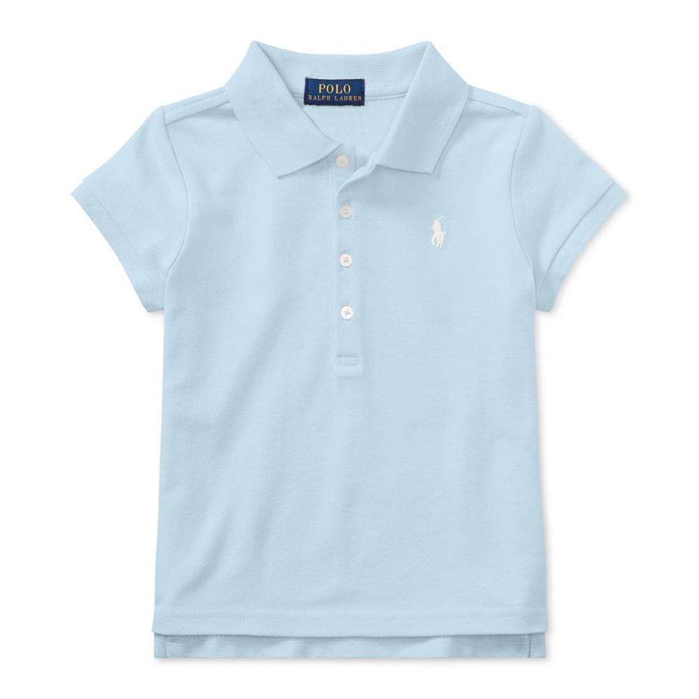 商品Ralph Lauren|Toddler and Little Girls Cotton Polo Shirt,价格¥331,第1张图片