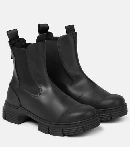 商品Ganni|Rubber ankle boots,价格¥1414,第1张图片