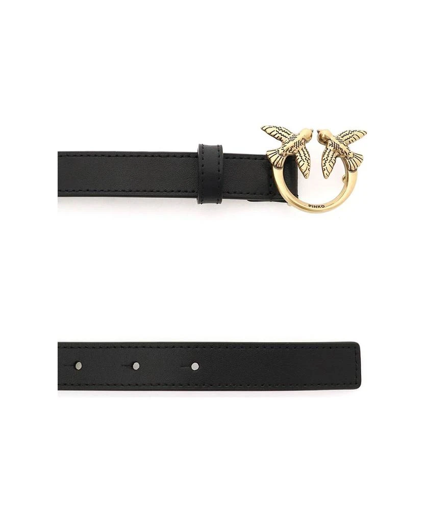 商品PINKO|Love Birds Leather Thin Belt,价格¥555,第2张图片详细描述