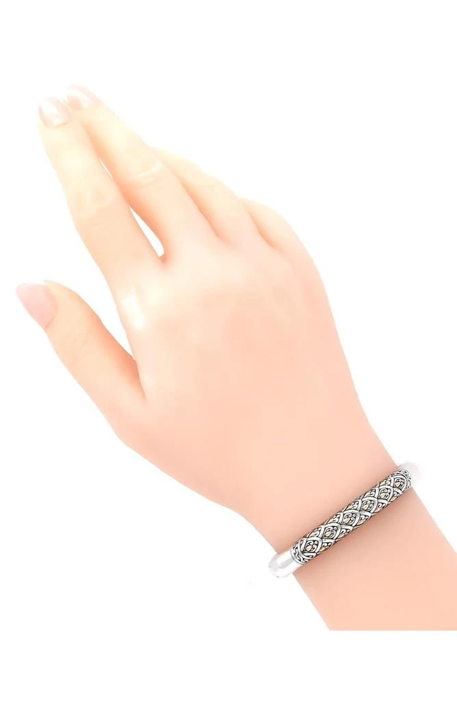 商品DEVATA|18K Gold & Sterling Silver Scale Cuff Bracelet,价格¥1148,第2张图片详细描述