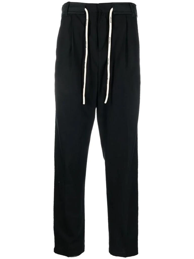 商品Palm Angels|PALM ANGELS Track Belt Pants Black,价格¥4563,第1张图片