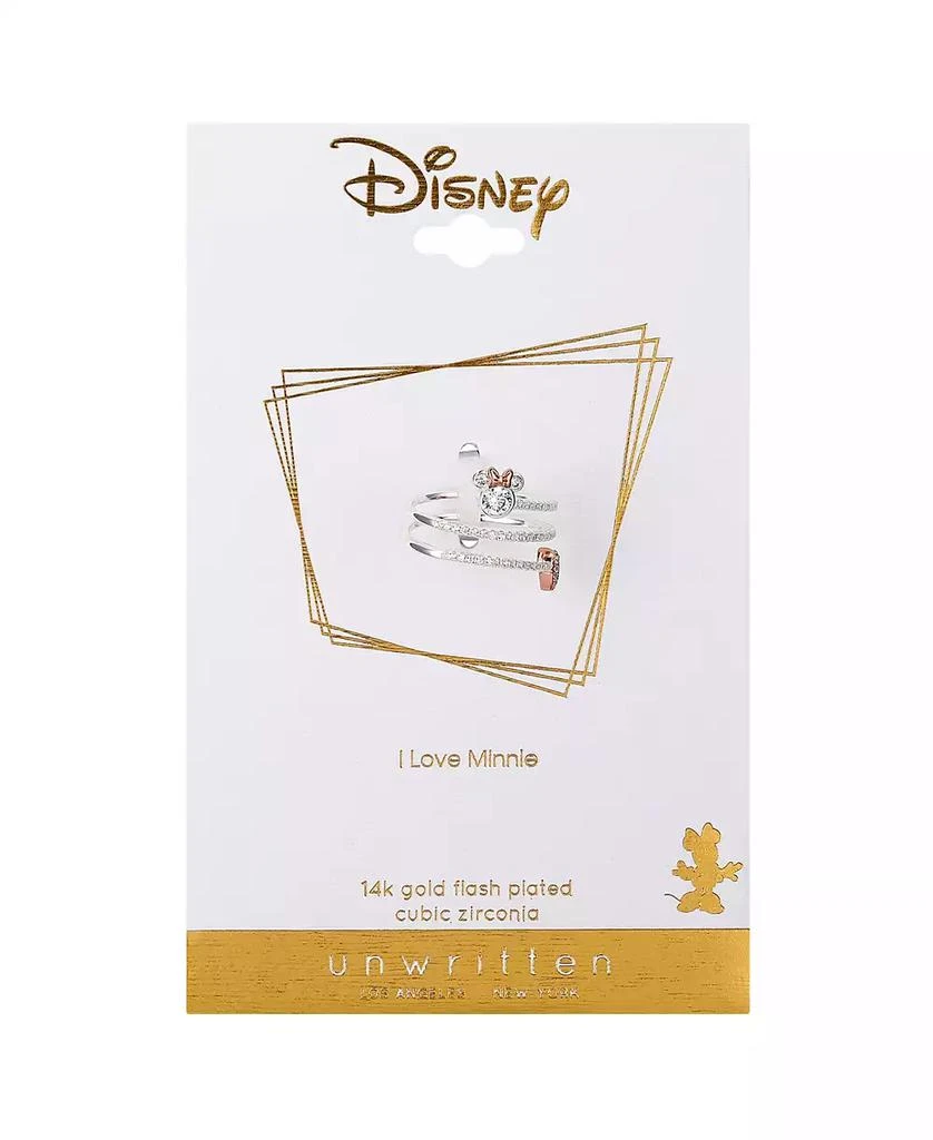 商品Disney|Cubic Zirconia Minnie Mouse and Heart Spiral Ring,价格¥299,第3张图片详细描述