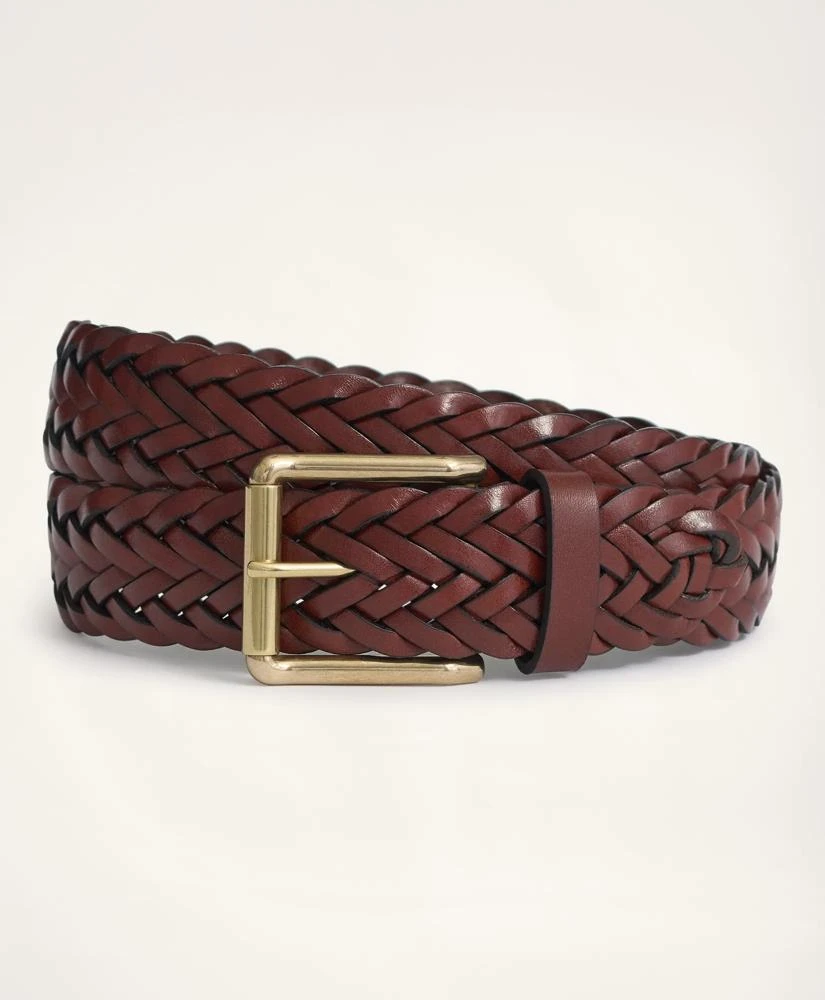 商品Brooks Brothers|Braided Leather Belt,价格¥957,第1张图片
