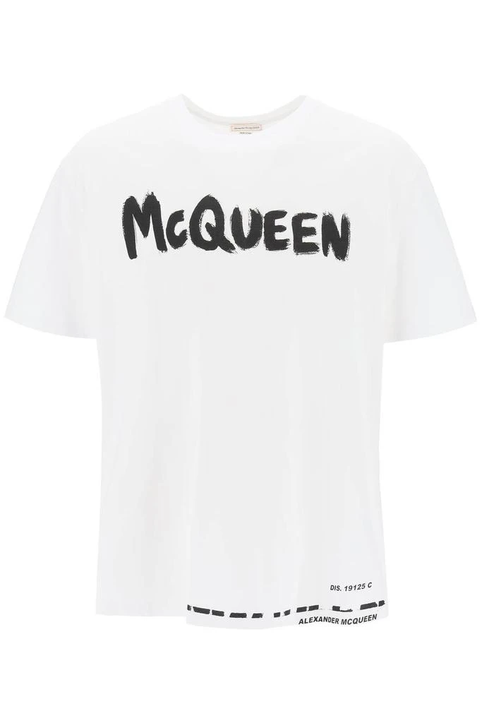 商品Alexander McQueen|MCQUEEN GRAFFITI T-SHIRT,价格¥1562,第1张图片
