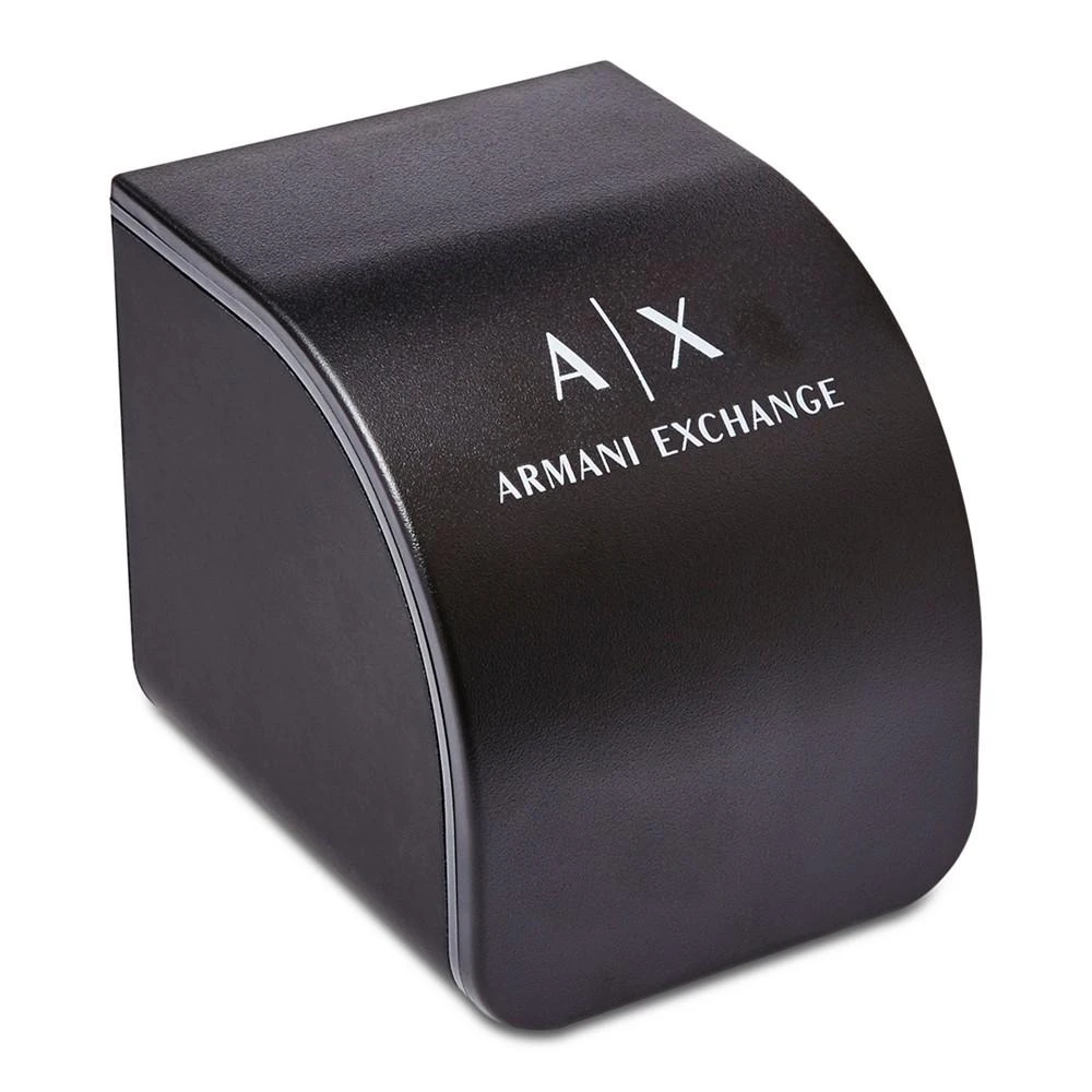 商品Armani Exchange|Men's Black-Tone Stainless Steel Bracelet Watch 42mm,价格¥1421,第4张图片详细描述