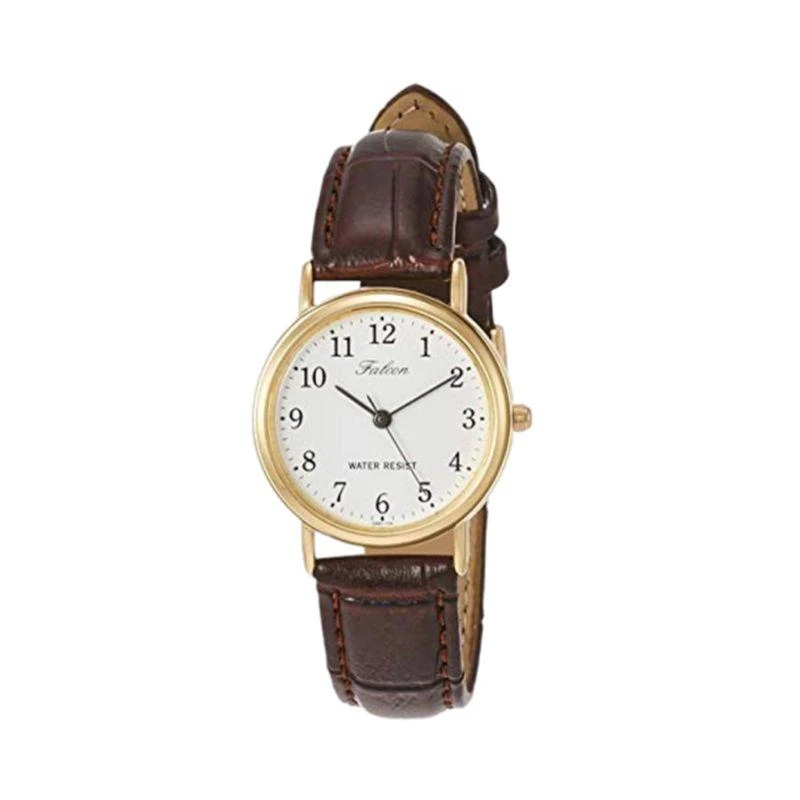 商品Citizen|日本直邮CITIZEN Q＆Q手表模拟防水皮带Q997-104女士白,价格¥331,第1张图片