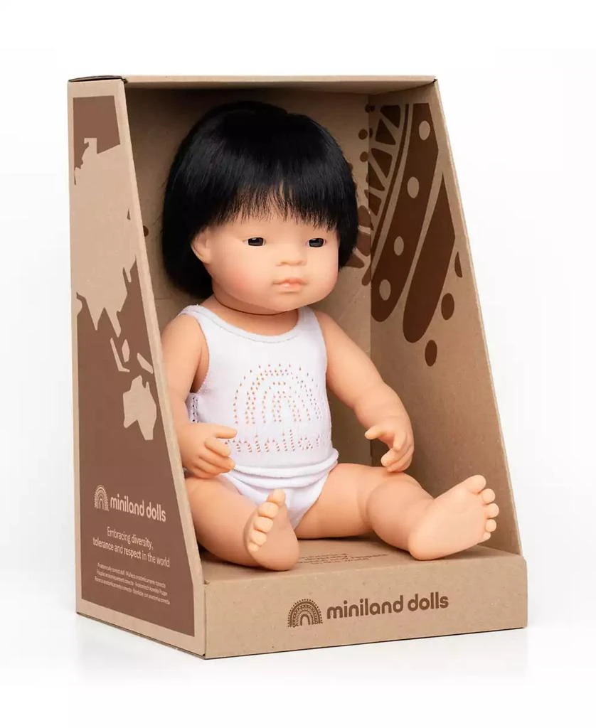 商品MINILAND|15" Baby Doll Asian Boy Set, 3 Piece,价格¥412,第2张图片详细描述