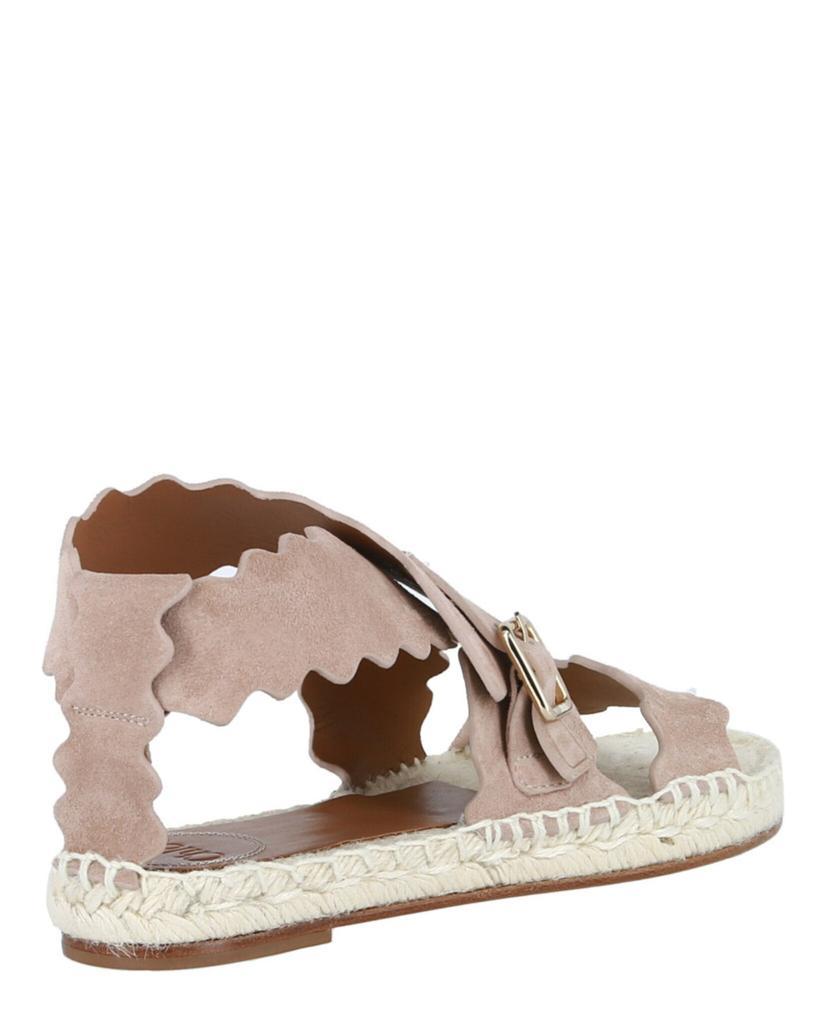 商品Chloé|Lauren Suede Espadrille Sandals,价格¥2106,第5张图片详细描述