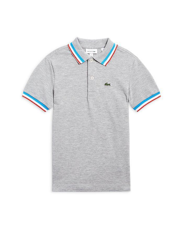 商品Lacoste|Boys' Tipped Piqué Polo Shirt - Little Kid, Big Kid,价格¥265,第3张图片详细描述