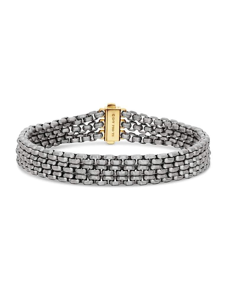商品David Yurman|Three Row Box Chain Bracelet in Titanium,价格¥21445,第4张图片详细描述