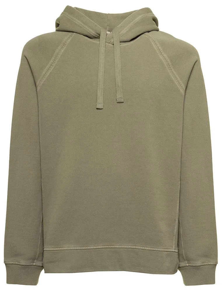 商品Ten C|Ten C Man's  Green Cotton Hoodie,价格¥1386,第1张图片